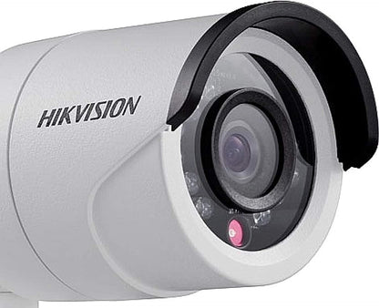 HIKVISION 2MP Eco HD 1080P Night Vision Bullet Outdoor Wired CCTV Camera for 2MP & Above DVRs, White