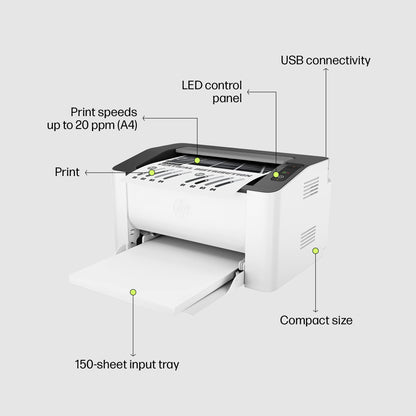 HP Laser 1008a Printer Single Function