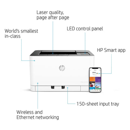 HP Colour Laser 150Nw Wireless Color Laser Printer