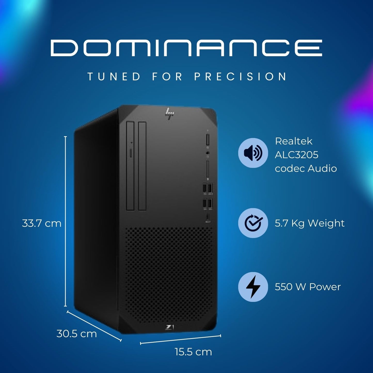 HP Z1 G9 Tower Desktop 550W Intel Core i7-14700 Windows 11 Pro