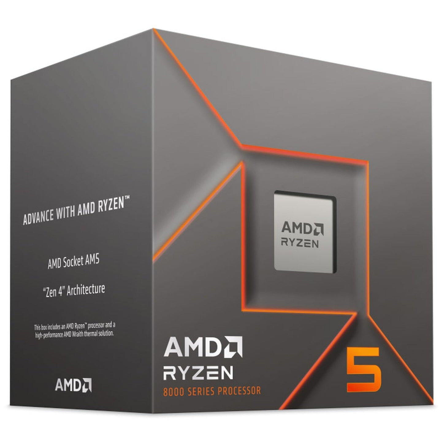 AMD Ryzen 5 8400F Desktop Processor 6 cores 12 Threads 22 MB Cache 4.2 GHz Upto 4.7 GHz AM5 Socket (100-100001591BOX)
