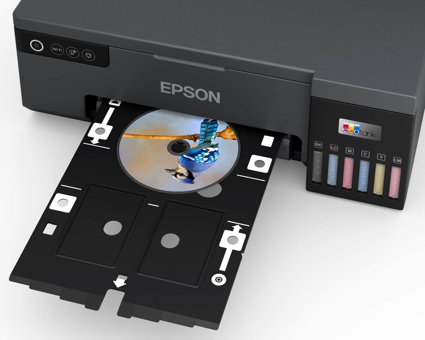 Epson Eco Tank L8050 Wireless Colour Home Inkjet Printers, Multicolor