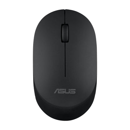 ASUS MW105 Multi-Device Wireless Bluetooth Silent Mouse, Adjustable DPI, Ambidextrous Shape, Connects Upto 3 Devices, Optical Tracking, Compatible with PC/Laptop- (Black) 48 Grams, 3 Year Warranty