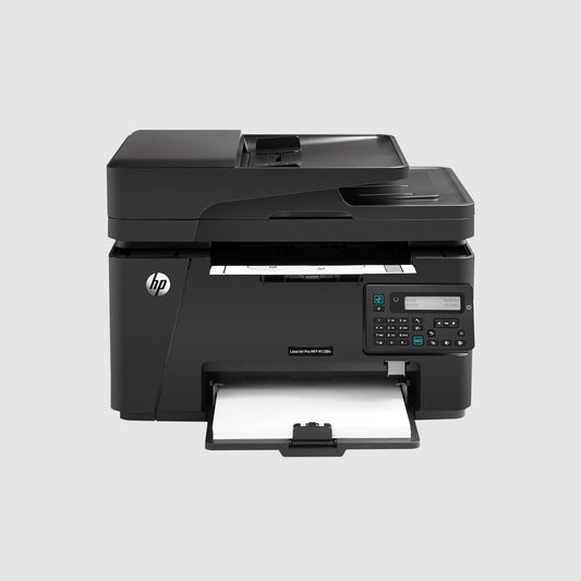 HP MFP M128Fn Wired Laser Printers : Print, Copy, Scan, Monochrome Automatic Document Feeder, Ethernet, Fast Printing Upto 20Ppm, Easy and Secure Setup, 3 Year Warranty,Black