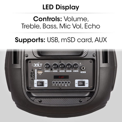 Zebronics JOLT 50 Watts Trolley DJ Speaker
