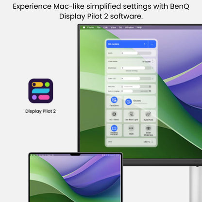 BenQ MA270U 27” 4K 3840x2160 Monitor - P3 Color Gamut, Dual USB-C (90W PD), USB Hub, Brightness & Volume Control, HAS Stand, Display Pilot2.0, Integrated Mac