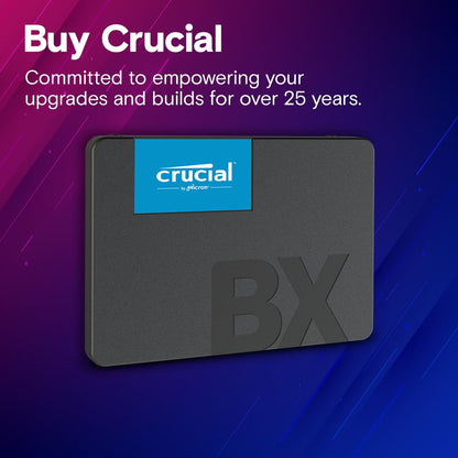 Crucial BX500 1TB 3D NAND SATA 6.35 cm (2.5-Inch) Internal SSD - CT1000BX500SSD1