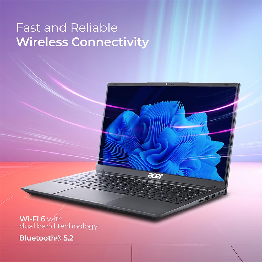 Acer Aspire 3, 13th Gen, Intel Core i5-1334U Processor Laptop with 35.56 cm (14") FHD LED-Backlit IPS Display (16GB RAM/512GB SSD/Intel Graphics/Win11Home) A324-53 Backlit Keyboard Steel Gray 1.45KG