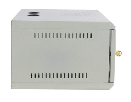 Server Rack 6U Combo Wall Mounted Rack with 6 Power Socket & Cable - Lock & Keys - Tray (1 No) - 1 Cooling Fan and Adjustable Shelf
