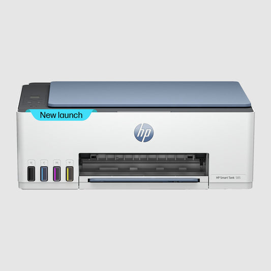 HP Smart Tank 585 All-in-One WiFi Colour Wireless Home Inkjet Printers(Upto 4000 Black and 6000 Colour Pages Included in The Box). - Print, Scan & Copy for Office/Home