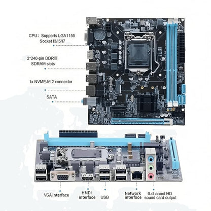 Professional Desktop PC | Core i3-2120 3.10GHz | 8GB DDR3 RAM | 256GB SSD