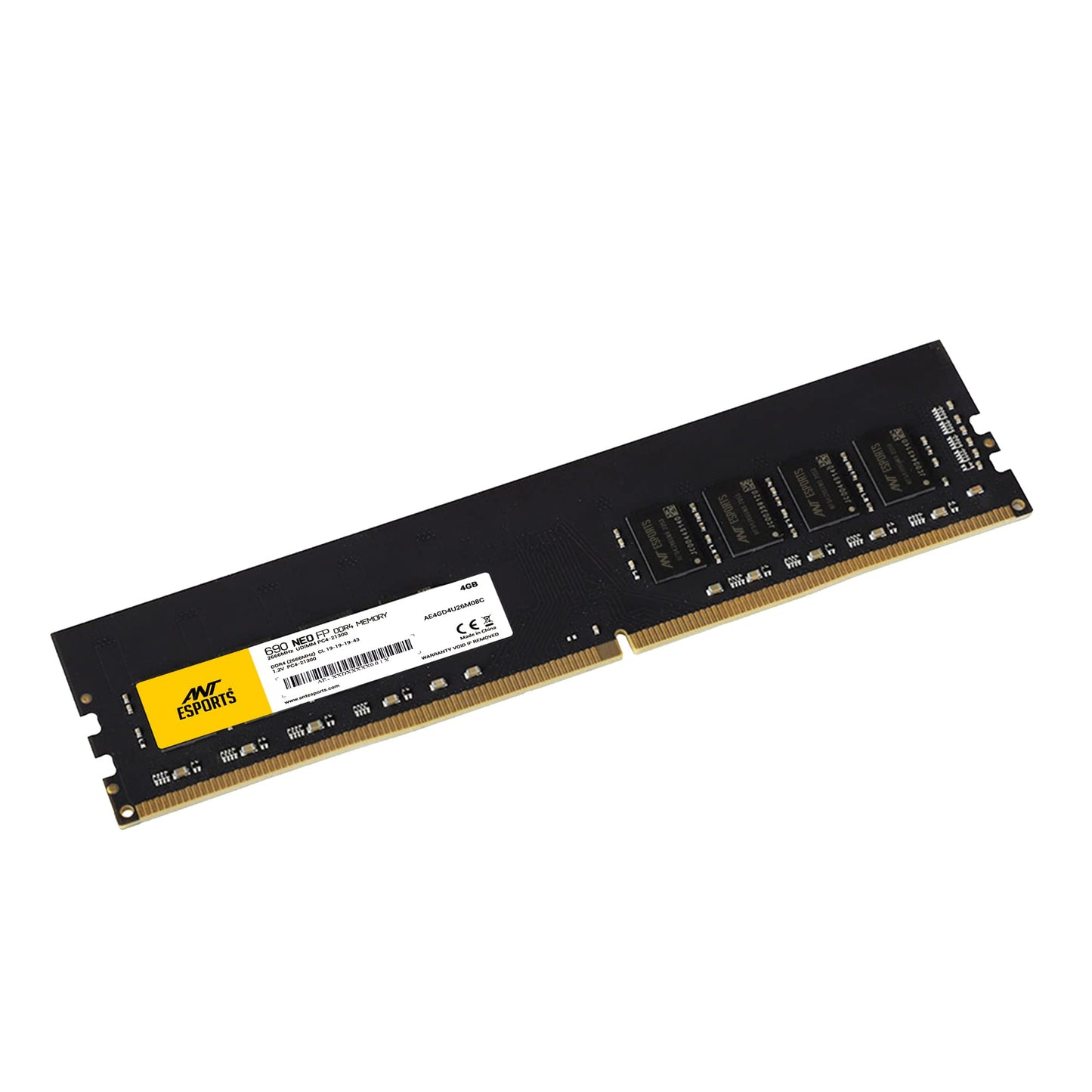 Ant Esports 690 NEO VS 8GB (1 * 8GB) DDR3 1600 MHz CL 11-11-11-28 U-DIMM Desktop Memory - AE8GD3U16M16C