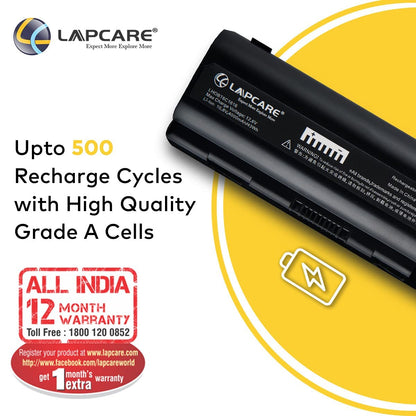 Lapcare Compatible Laptop Battery for Hp Compaq Cq40, Cq45, Cq50, Cq50Z, Cq60, Cq70 Series (Black)