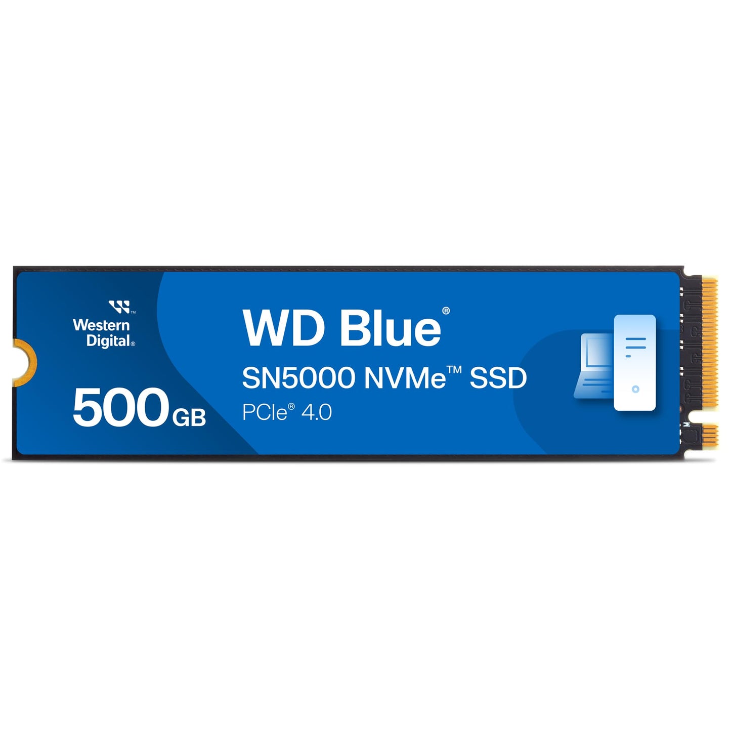 Western Digital WD Blue SN580 NVMe 1TB, Upto 4150MB/s, 5 Y Warranty, PCIe Gen 4 NVMe M.2 (2280), Internal Solid State Drive (SSD) (WDS100T3B0E)