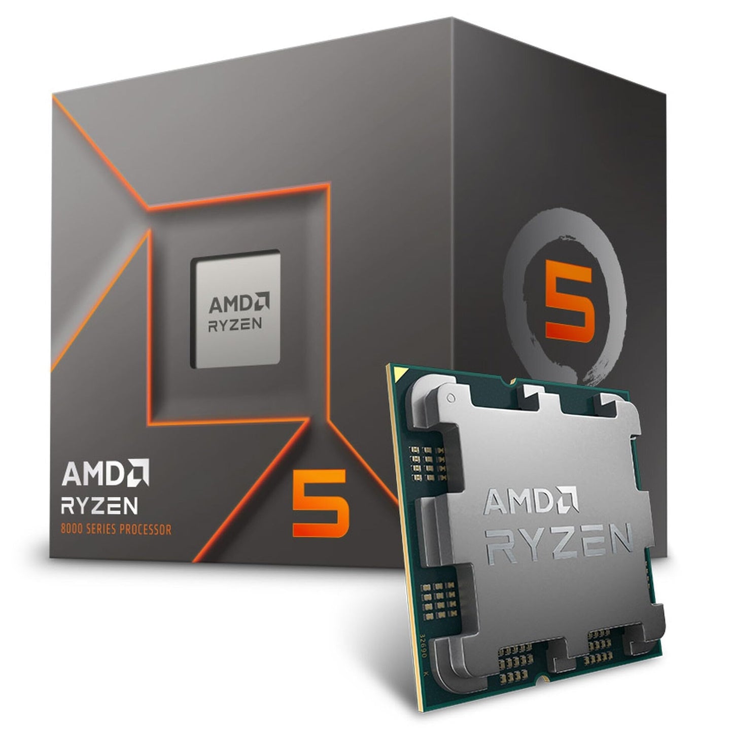 AMD Ryzen 5 8400F Desktop Processor 6 cores 12 Threads 22 MB Cache 4.2 GHz Upto 4.7 GHz AM5 Socket (100-100001591BOX)