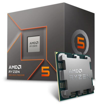 AMD Ryzen 5 8400F Desktop Processor 6 cores 12 Threads 22 MB Cache 4.2 GHz Upto 4.7 GHz AM5 Socket (100-100001591BOX)