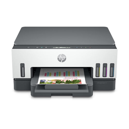 HP Smart Tank 720 All-in-One Auto Duplex WiFi Colour Printer. (Upto 12000 Black, 8000 Colour Pages Included in The Box). - Print, Scan & Cope for Office