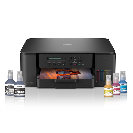 Brother Ink Tank DCP-T535DW New Launch (Print Scan Copy) WiFi Auto Duplex Printer, 128MB Memory, Print Pages