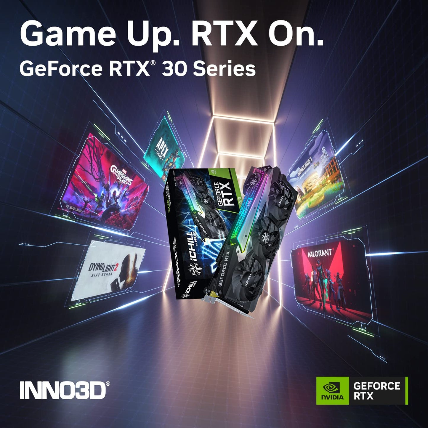 INNO3D Nvidia Geforce RTX 3050 6Gb Twin X2 Gddr6 96-Bit Pci-E 4.0 Integrated Gaming Graphics Card - N30502-06D6-1711Va60