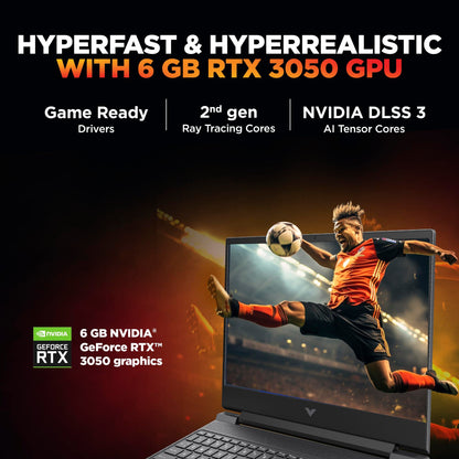 HP Victus, 13th Gen Intel Core i5-13420H, 6GB RTX 3050,16GB DDR4 Upgrade (Upto 32GB) 512GB SSD, FHD,144Hz,300 nits,IPS, 15.6''/39.6cm, Win11, M365* Office24, Mica Silver,2.3kg, fa2700TX, Gaming Laptop