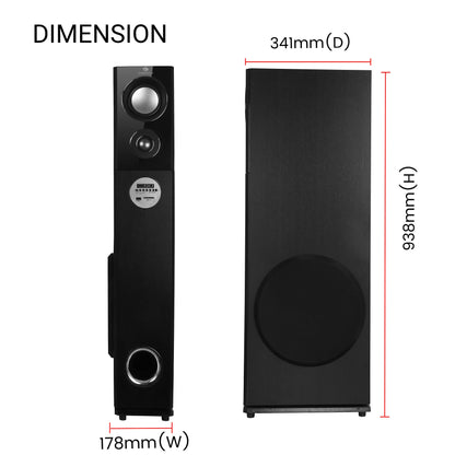 Zebronics BT9500RUCF (Optical 2.0)