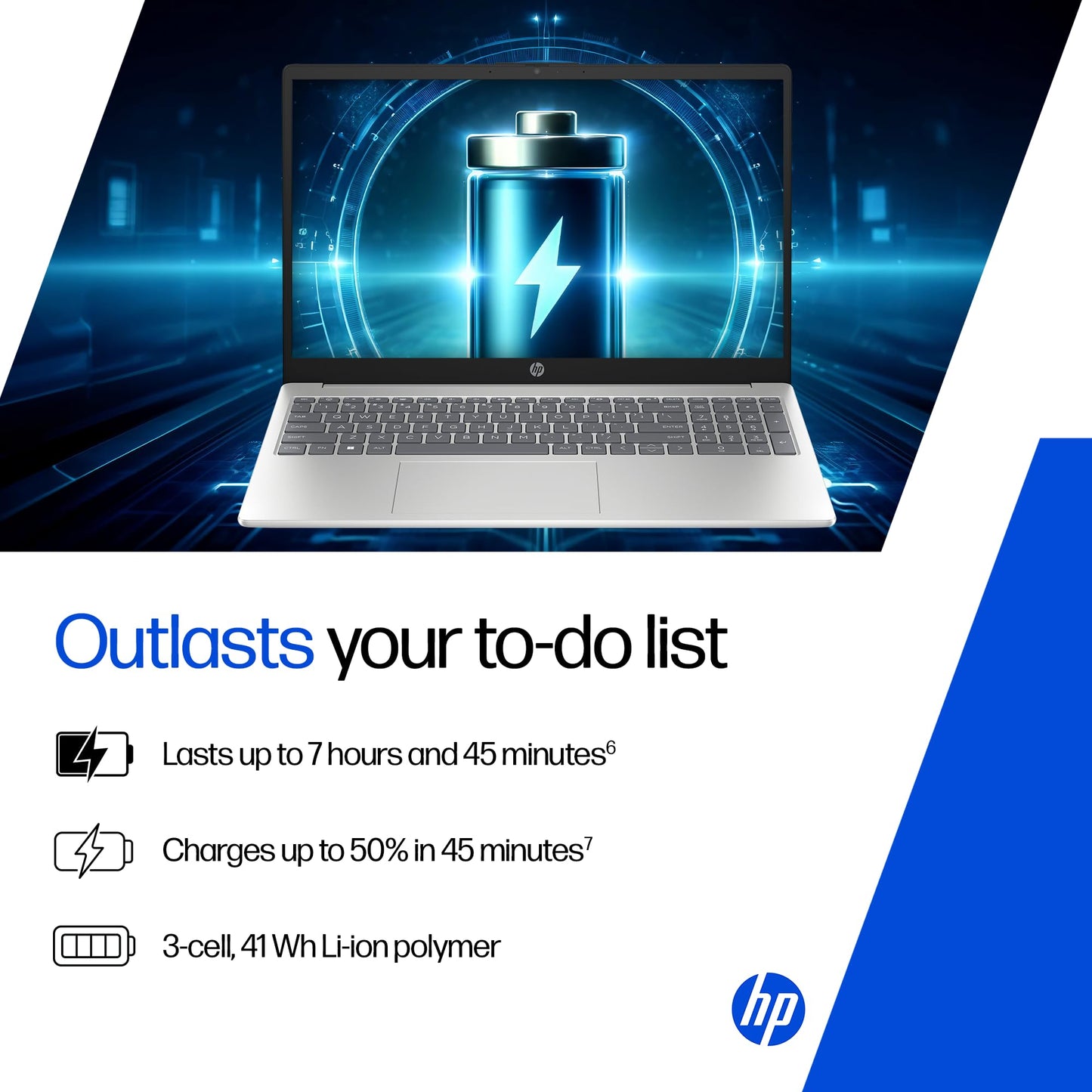 HP 15, 13th Gen Intel Core i5-1334U (16GB DDR4, 512GB SSD) Anti-Glare, Micro-Edge, 15.6''/39.6cm, FHD, Win 11, Office 24, Silver, 1.59kg, fd0467tu, Iris Xe Graphics, FHD Camera, Backlit KB Laptop