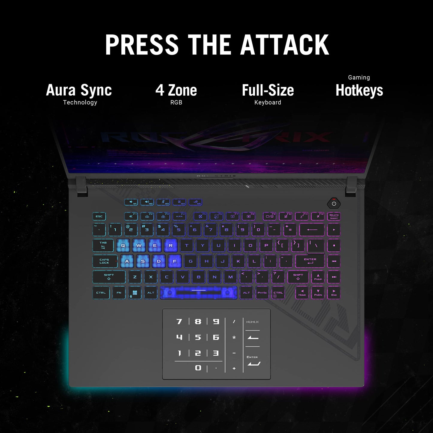 ASUS [Smartchoice] ROG Strix G16, 16"(40.64cm) FHD+ 165Hz, 13th Gen Core i7-13650HX,Gaming Laptop(16GB RAM/1TB SSD/NVIDIA GeForce RTX 4060 /Windows 11/Office 21/Eclipse Gray/2.50 Kg), G614JV-N3474WS