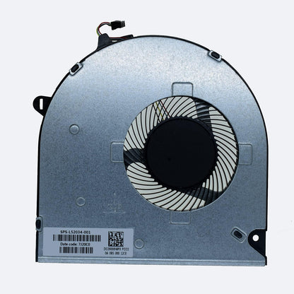 WEZA Replacement Laptop CPU Cooling Fan for HP 15s-du 15s-dr 15-dw 15-dy 250 255 G8 G9 SPS 15-GW 15S-GU 15S-GY 15S-GR 15-DW0043DX 15s-du0096tu 15s-du0002TX 255 TPN-C151 Series L52034-001 FLG0 laptop