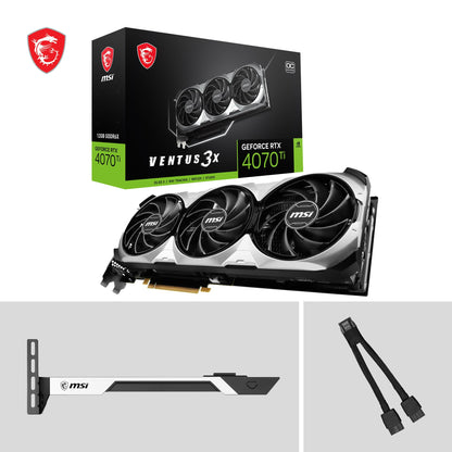 MSI Geforce RTX 4060 Ventus 2X Black 8G Oc 8Gb Gddr6 128-Bit Gaming Graphic Card, pci_e