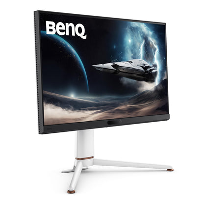 BenQ MOBIUZ EX271Q 27” 2K QHD 180Hz Gaming Monitor, 1ms GtG, AMD FreesSync Premium, DP 1.4, HDMI 2.0, 65W USB-C, 95% P3, Height Adjust, KVM, AI Color Adjustment, Remote Controller (White)