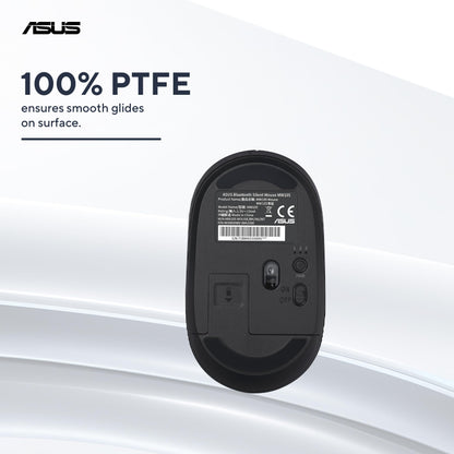 ASUS MW105 Multi-Device Wireless Bluetooth Silent Mouse, Adjustable DPI, Ambidextrous Shape, Connects Upto 3 Devices, Optical Tracking, Compatible with PC/Laptop- (Black) 48 Grams, 3 Year Warranty
