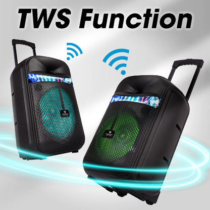 Zebronics JOLT 50 Watts Trolley DJ Speaker