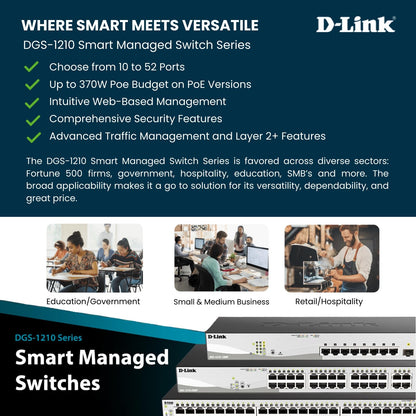D-Link Business DGS-1210-10 10-Port Gigabit