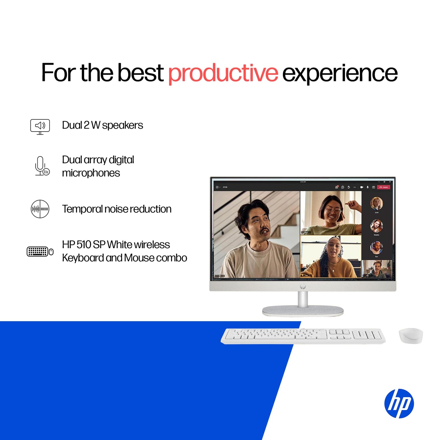 HP All-in-One, 13th Gen Intel Core i5-1334U (16GB DDR4, 512GB SSD)