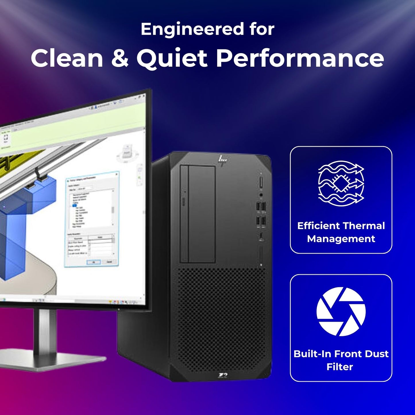 HP 500W Intel Core i7-14700 Linux-Ready 3 Yrs Warranty