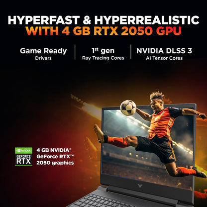 HP Victus, 13th Gen Intel Core i5-13420H, RTX 2050, Upgrade(Upto 32GB) 16GB DDR4, 512GB SSD, FHD, 144Hz, IPS, 300 nits, 15.6'' Gaming Laptop