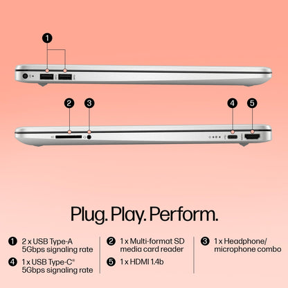 HP 15s Core i5 12th Gen (8GB RAM/512GB SSD/FHD/15.6" (39.6 cm)/Windows 11/MS Office/Backlit Keyboard/Silver/1.69 kg) fq5329TU Laptop