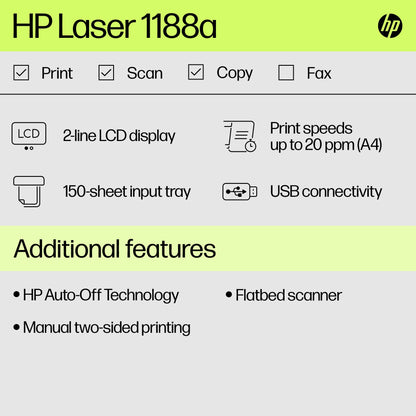HP Laser MFP 1188a