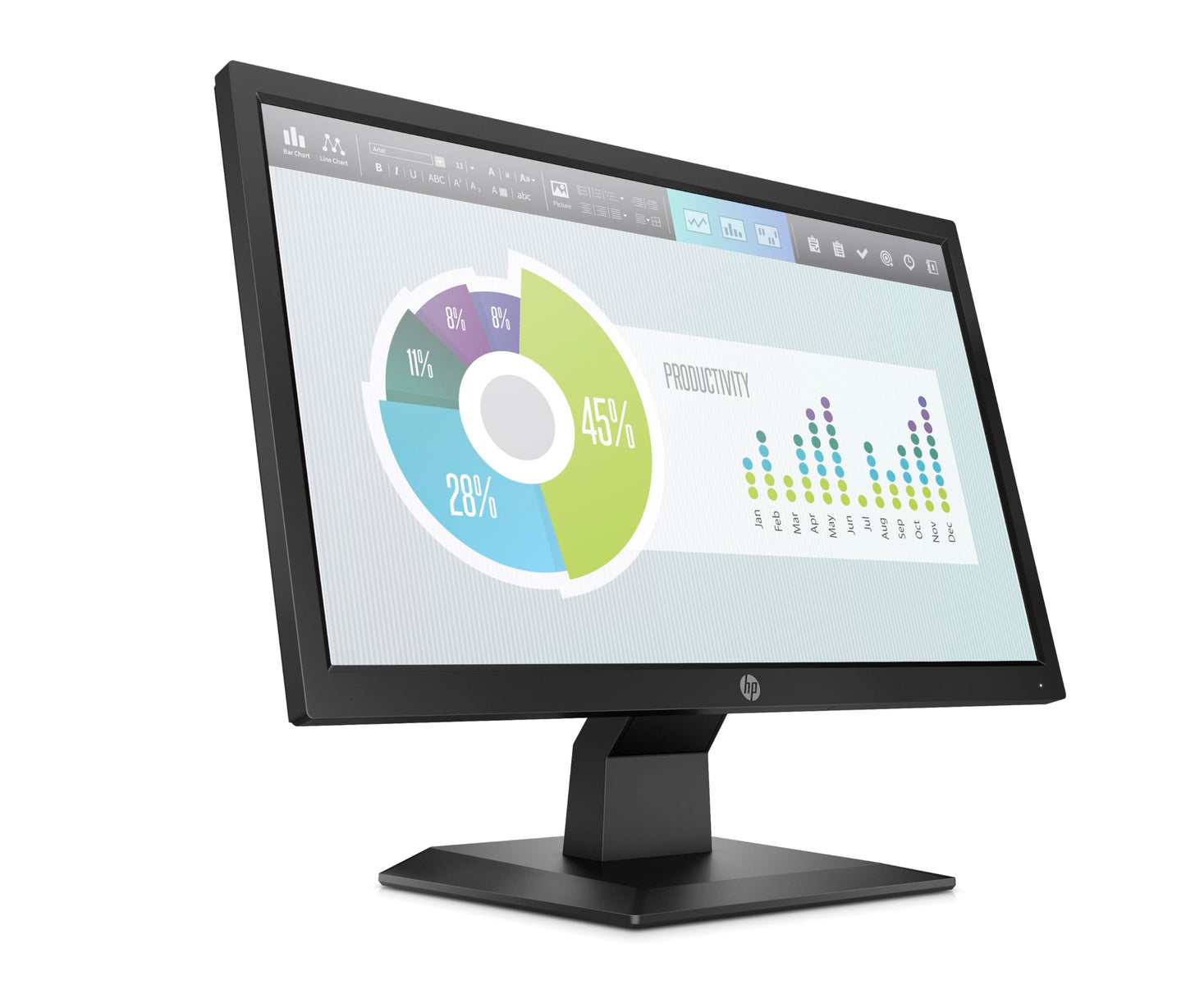 HP Moniter P204V 19.5-inch HD+