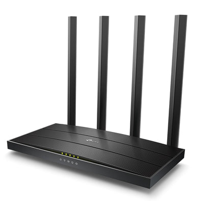 TP-Link Archer AC1200 Archer C6 Wi-Fi Speed Up to 867 Mbps/5 GHz + 400Mbps, 5 Gigabit Ports, 4 External Antennas, MU-MIMO, Dual Band