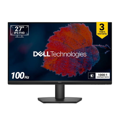 Dell SE2725HM 27"/68.58 cm FHD Monitor, Ultra-Thin Bezels, 100Hz IPS Panel