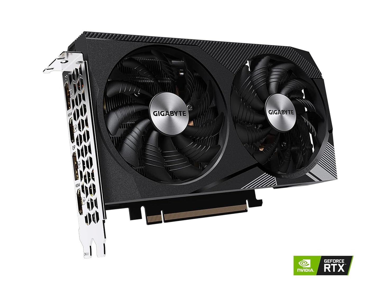 GIGABYTE NVIDIA GeForce RTX 3060 WINDFORCE OC 12GB GDDR6 pci_e_x16 Graphics Card (GV-N3060WF2OC-12GD)