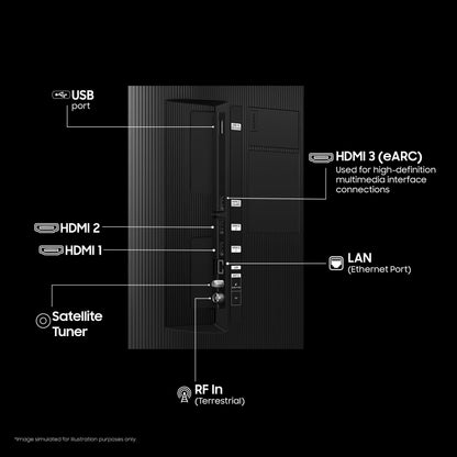Samsung 138 cm (55 inches) Vision AI 4K Ultra HD Smart QLED TV