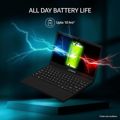 FUTOPIA ULTIMUS Elite 10th Gen Intel core i5 8 GB RAM/ 512GB SSD, 14.1-inch (35.8 cm) FHD IPS Display Type-C Port Win 11 Home Black 1.30 Kg RJ45 Port Thin & Light NU14U3INF56BN-MB