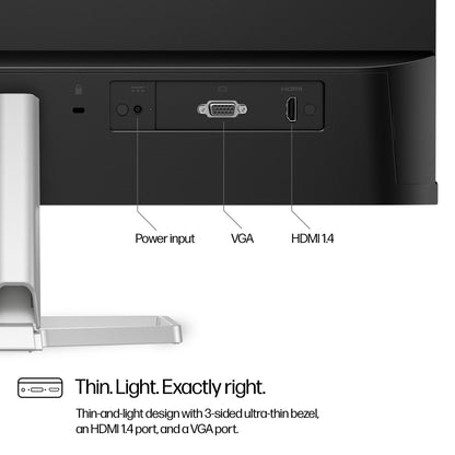 HP Series 5 23.8 inch FHD Monitor with Speakers - 524sf,23.8inch