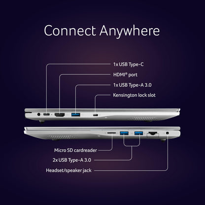 Acer Aspire Lite, 12th Gen, Intel Core i7-12650H Processor, 16 GB/1TB, Full HD IPS, 15.6"/39.62 cm, Win 11 Home, MS Office