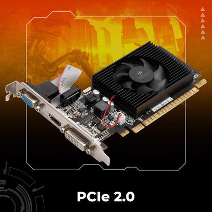 ZEBRONICS Pci_E- GT730 4GD3,Powered By NVIDIA,GDDR3 Graphics Memory With 64 Bit Memory Bus