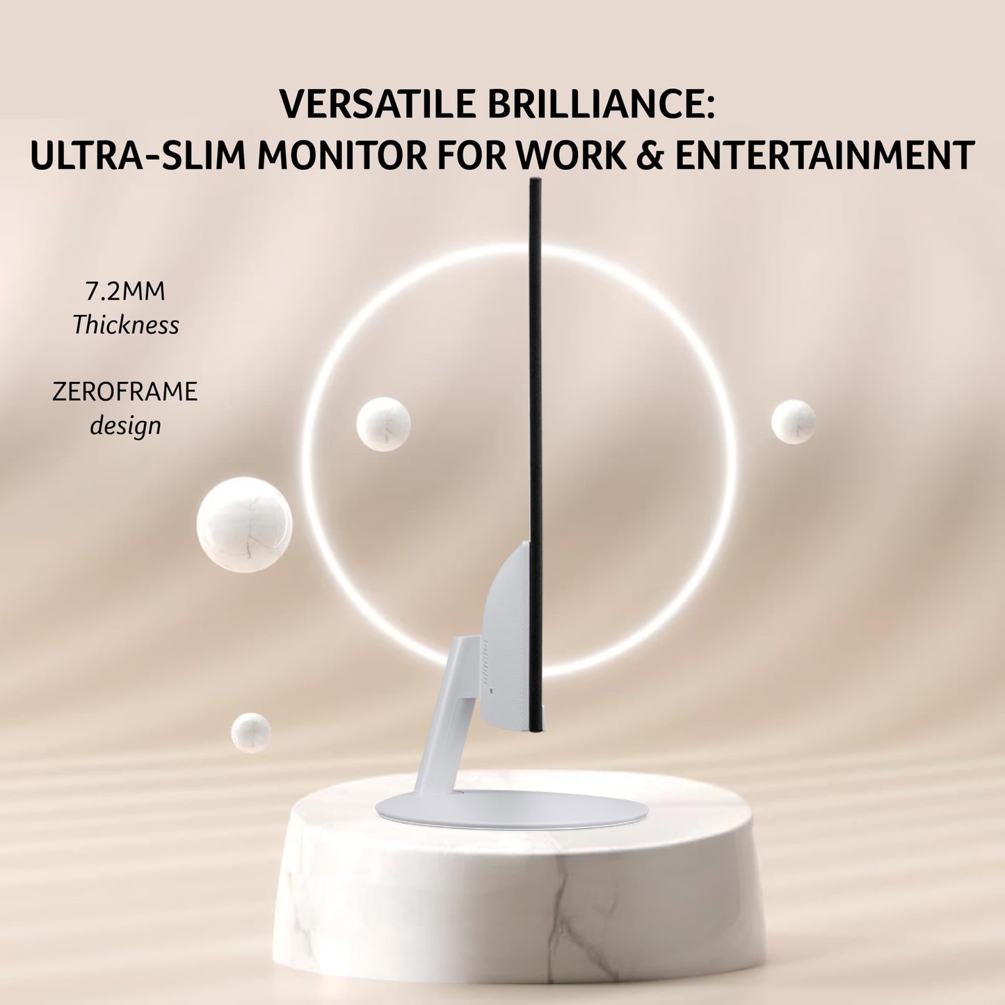 Acer SA272U G 27 Inch WQHD 2560 x 1440 IPS Backlit LED Monitor | 120Hz Refresh