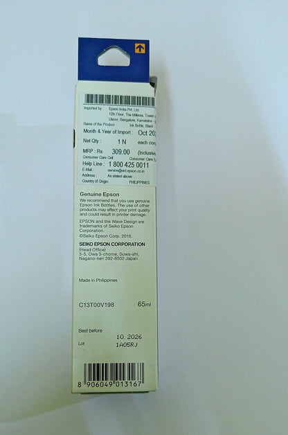 Epson 003 65 ml Black Ink Bottle