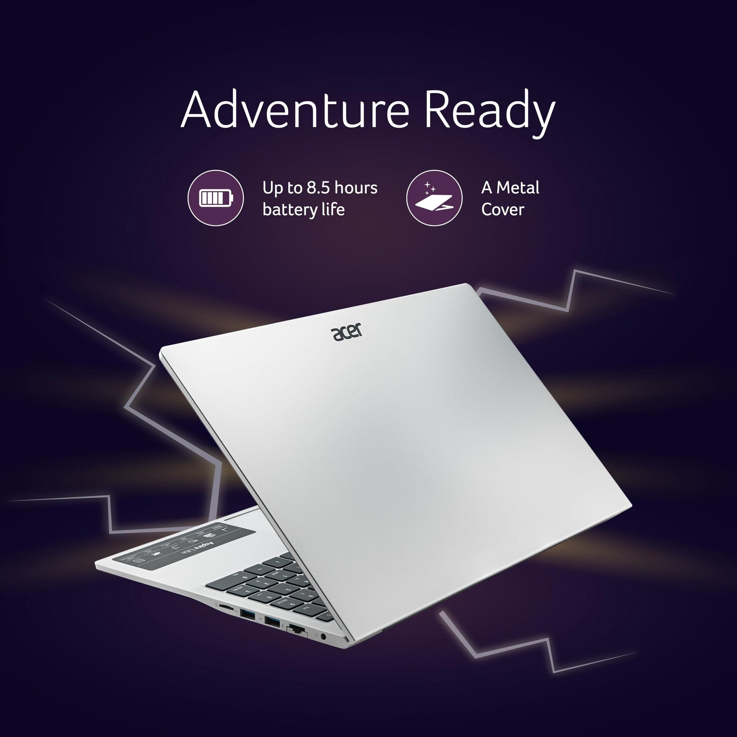 Acer Aspire Lite, 12th Gen, Intel Core i7-12650H Processor, 16 GB/1TB, Full HD IPS, 15.6"/39.62 cm, Win 11 Home, MS Office